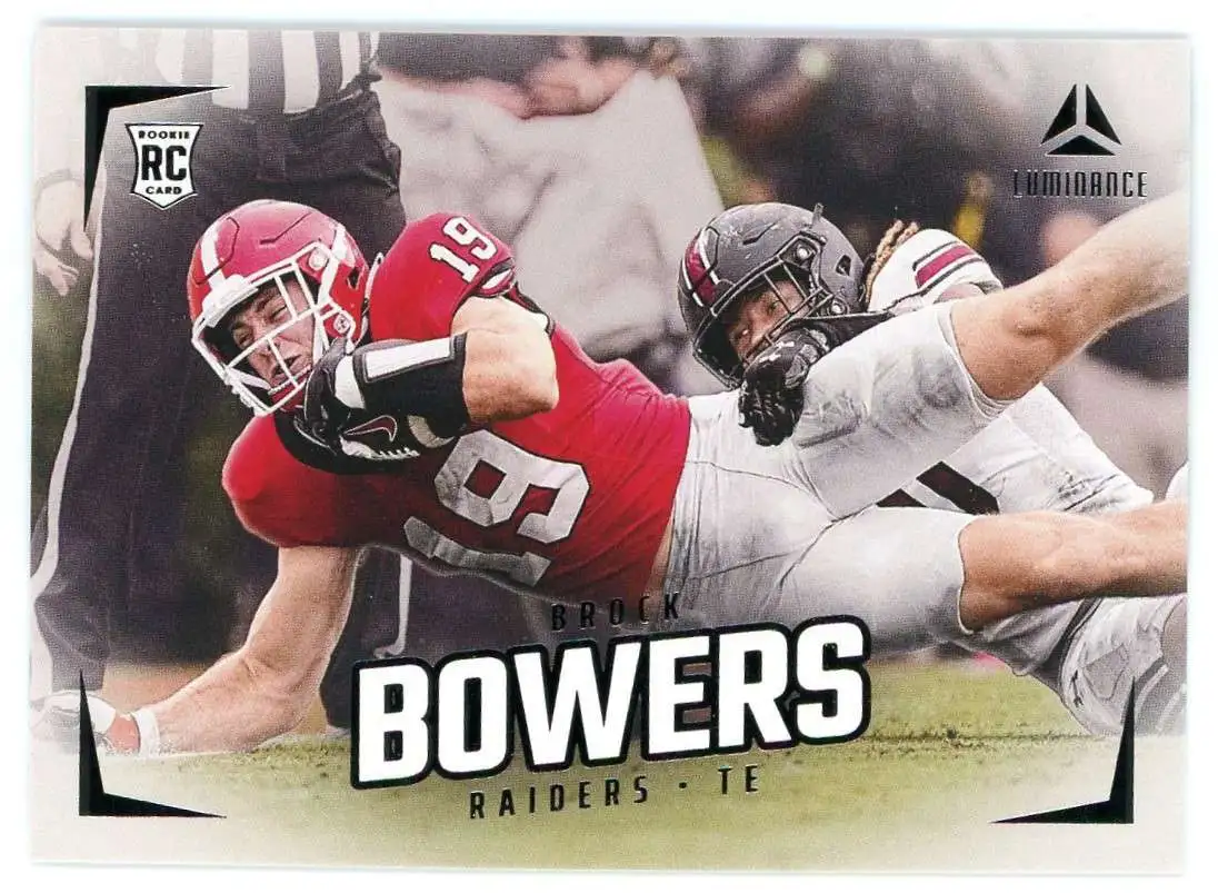 NFL 2024 Luminance Football Brock Bowers #186 [Rookie]