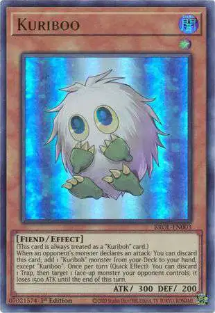 YuGiOh Trading Card Game Brothers of Legend Ultra Rare Kuriboo BROL-EN003