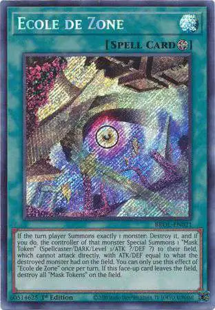 YuGiOh Trading Card Game Brothers of Legend Single Card Secret Rare Ecole  de Zone BROL-EN021 - ToyWiz