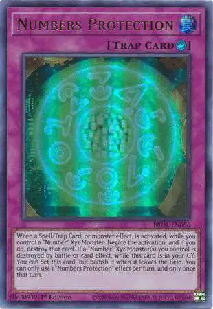 YuGiOh Trading Card Game Brothers of Legend Ultra Rare Numbers Protection BROL-EN056