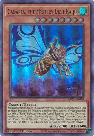 YuGiOh Trading Card Game Brothers of Legend Ultra Rare Gadarla, the Mystery Dust Kaiju BROL-EN074