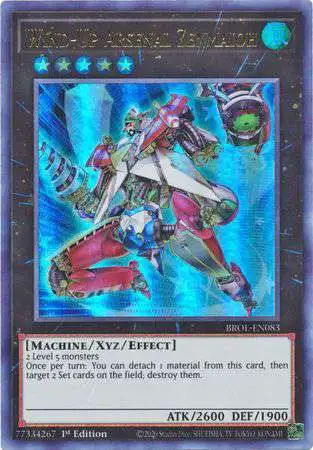 YuGiOh Trading Card Game Brothers of Legend Ultra Rare Wind-Up Arsenal  Zenmaioh BROL-EN083