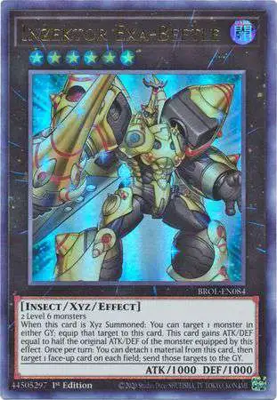 YuGiOh Trading Card Game Brothers of Legend Ultra Rare Inzektor Exa-Beetle BROL-EN084