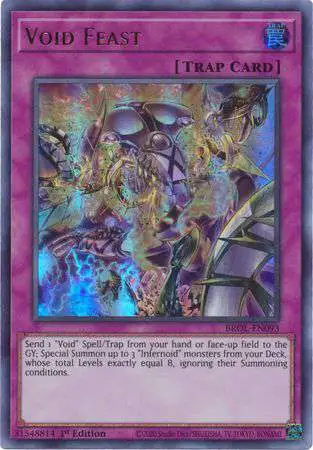 YuGiOh Trading Card Game Brothers of Legend Ultra Rare Void Feast BROL-EN093