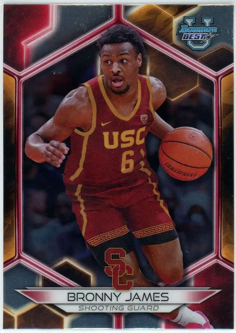 NBA 2023-24 Bowman Best U Bronny James #92 [Rookie]