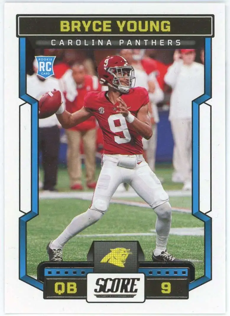 2023 Panini SCORE football BRYCE YOUNG #301 Rookie Card! PANTHERS QB!