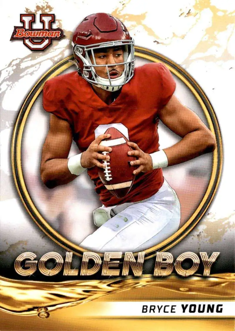 NFL Carolina Panthers 2022 Bowman University Bryce Young GB-3 [Golden Boy]