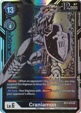 Digimon Trading Card Game Release Special Booster Super Rare Craniamon Bt3-075 [Alternate Art]