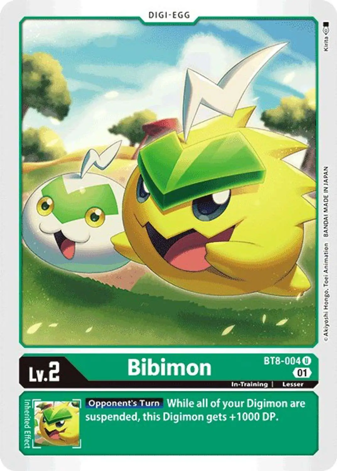 Digimon New Awakening Uncommon Bibimon BT8-004