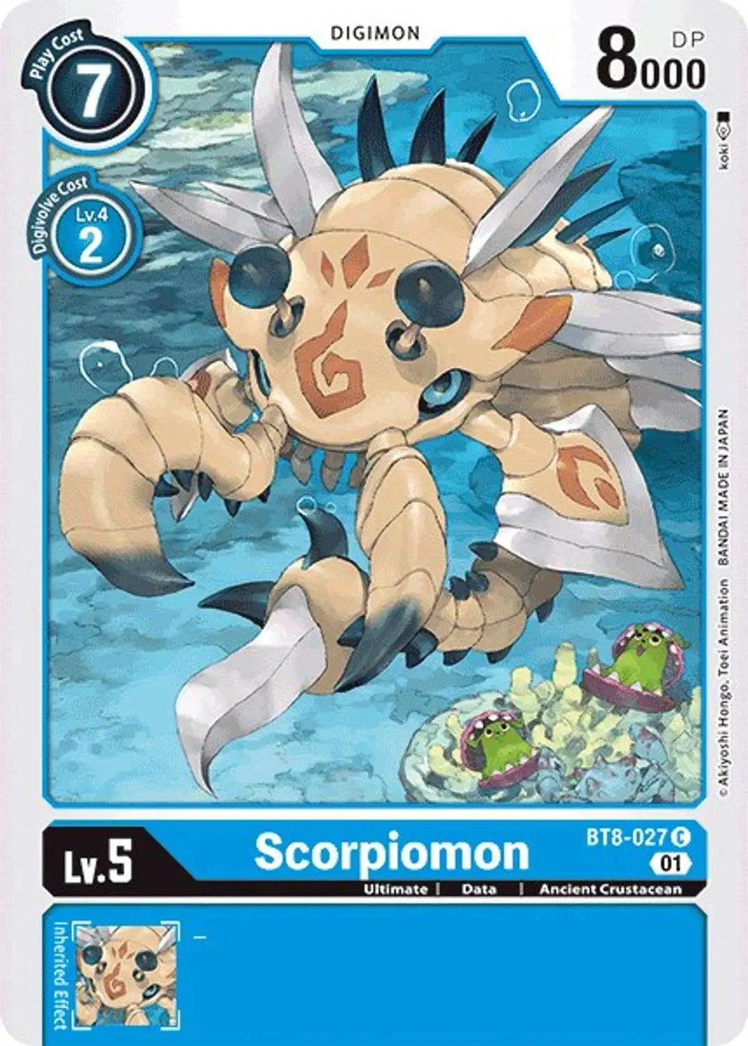 Digimon New Awakening Common Scorpiomon BT8-027