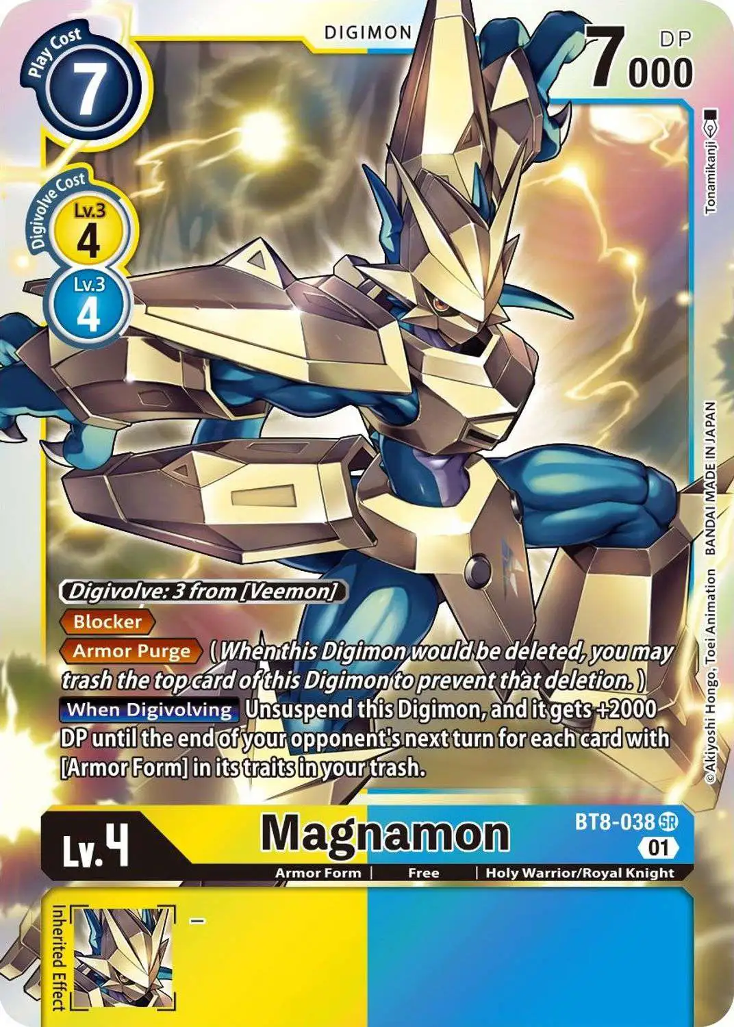 Digimon New Awakening Super Rare Magnamon BT8-038