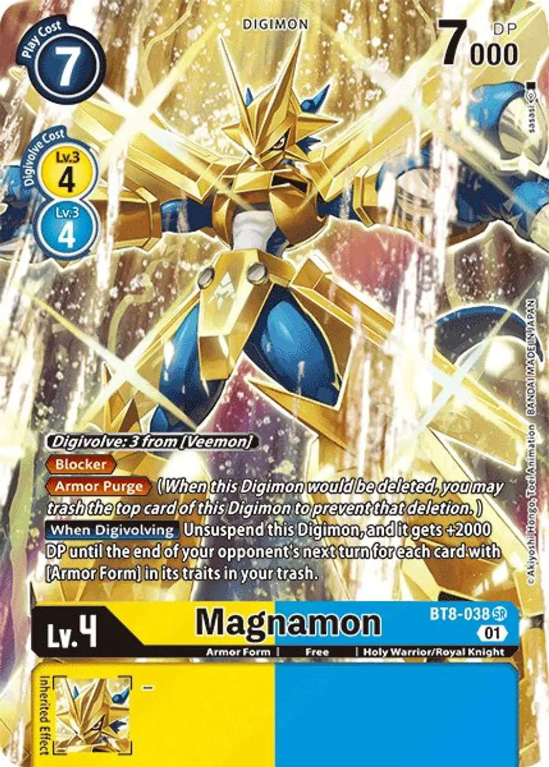 Digimon New Awakening Super Rare Magnamon BT8-038 [Alternate Art]