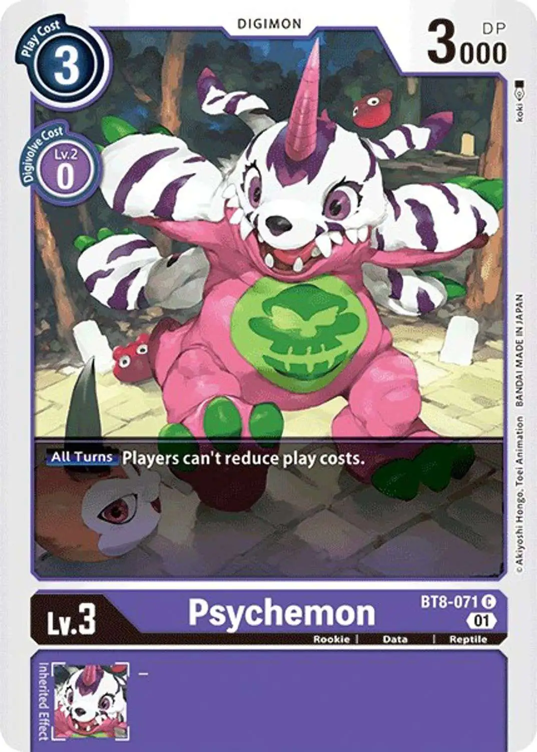 Digimon New Awakening Common Psychemon BT8-071