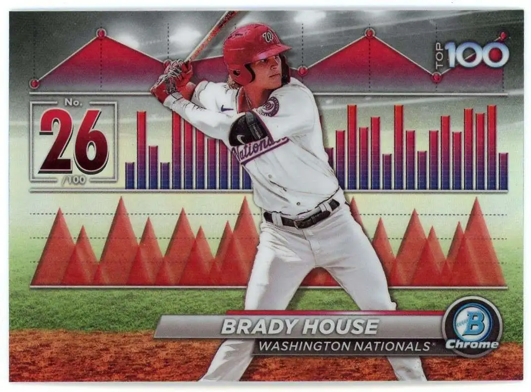 MLB Topps 2024 Bowman Baseball Bowman Scouts Top 100 Brady House BTP-26 [Rookie]