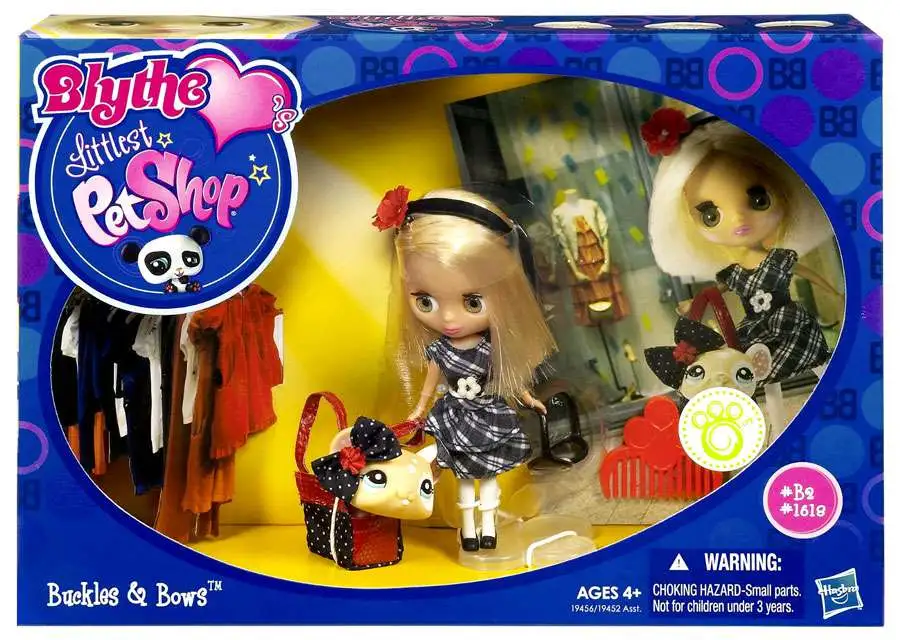 Littlest Pet Shop Buckles & Bows Blythe Doll B2 Cat 1618 Hasbro 2010 for sale online 