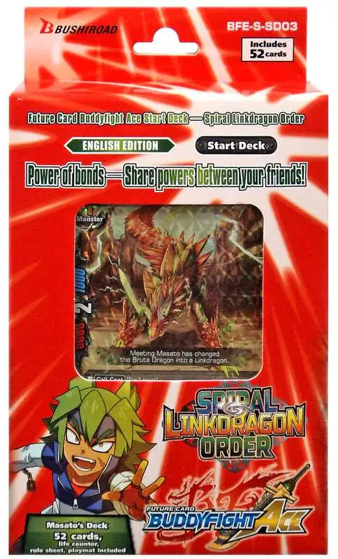 Future Card BuddyFight Trading Card Game Ace Spiral Linkdragon Order Starter Deck BFE-S-SD03 [Vol.3]