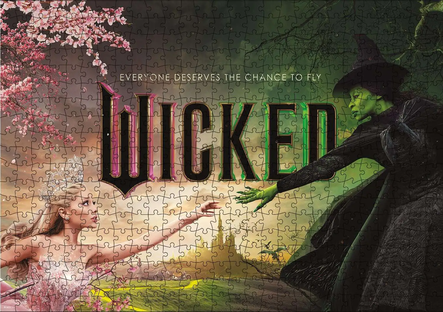 Wizard of Oz Wicked Everyone Deserves The Chance to Fly Jigsaw Puzzle [500 Pieces]