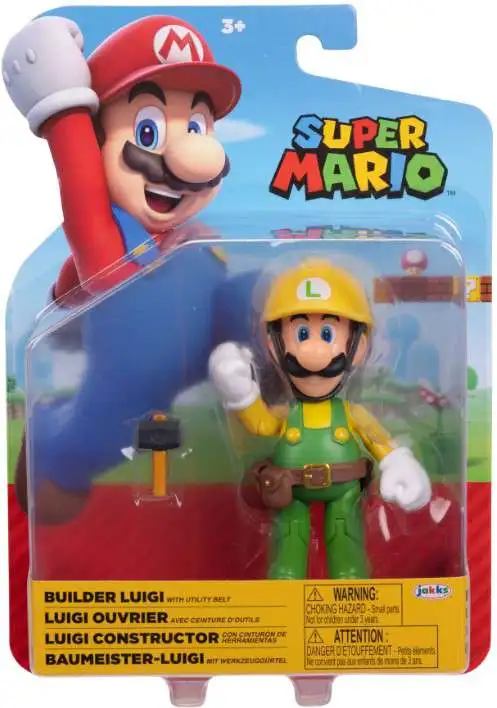 World of Nintendo Super Mario Wave 44 Builder Luigi 4 Action