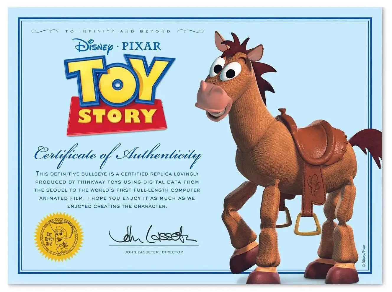 Toy story store signature collection bullseye