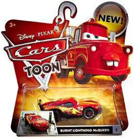 Disney / Pixar Cars Cars Toon Main Series Burnt Lightning McQueen Diecast Car #1