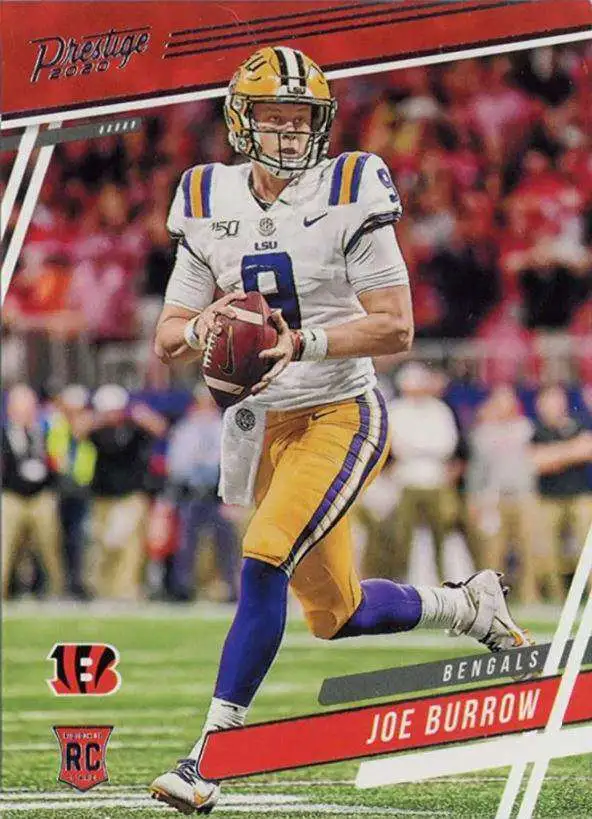 2020 Donruss Football #301 Joe Burrow RC Rookie Cincinnati Bengals Official  NFL Trading Card by Panini America