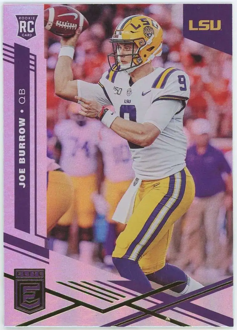 : 2020 Leaf Draft #1 Joe Burrow RC - LSU Tigers (RC