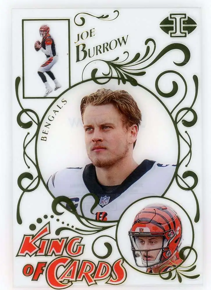 2021 PANINI ILLUSIONS FOOTBALL JOE BURROW CARD No.40 Cincinnati