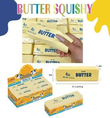 Butter Squishy 5-Inch Stress Squishy Fidget Toy