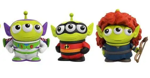 Disney Pixar Toy Story Alien Remix Buzz Lightyear, Merida Mr. Incredible 3  Mini Figure 3-Pack Mattel - ToyWiz