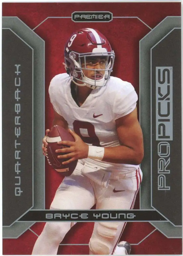 NFL Carolina Panthers 2022 Leaf Draft Football Red Bryce Young #02