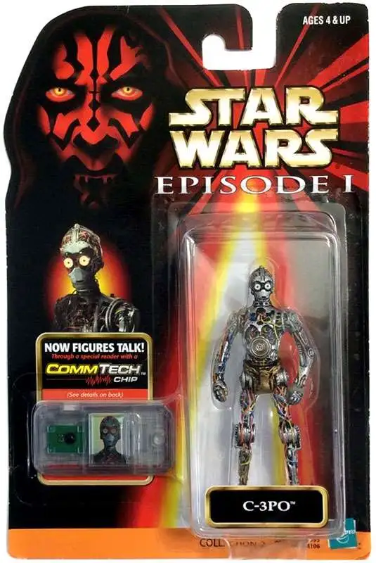 Star Wars Phantom Menace 1999 Episode I Basic C-3PO Action Figure