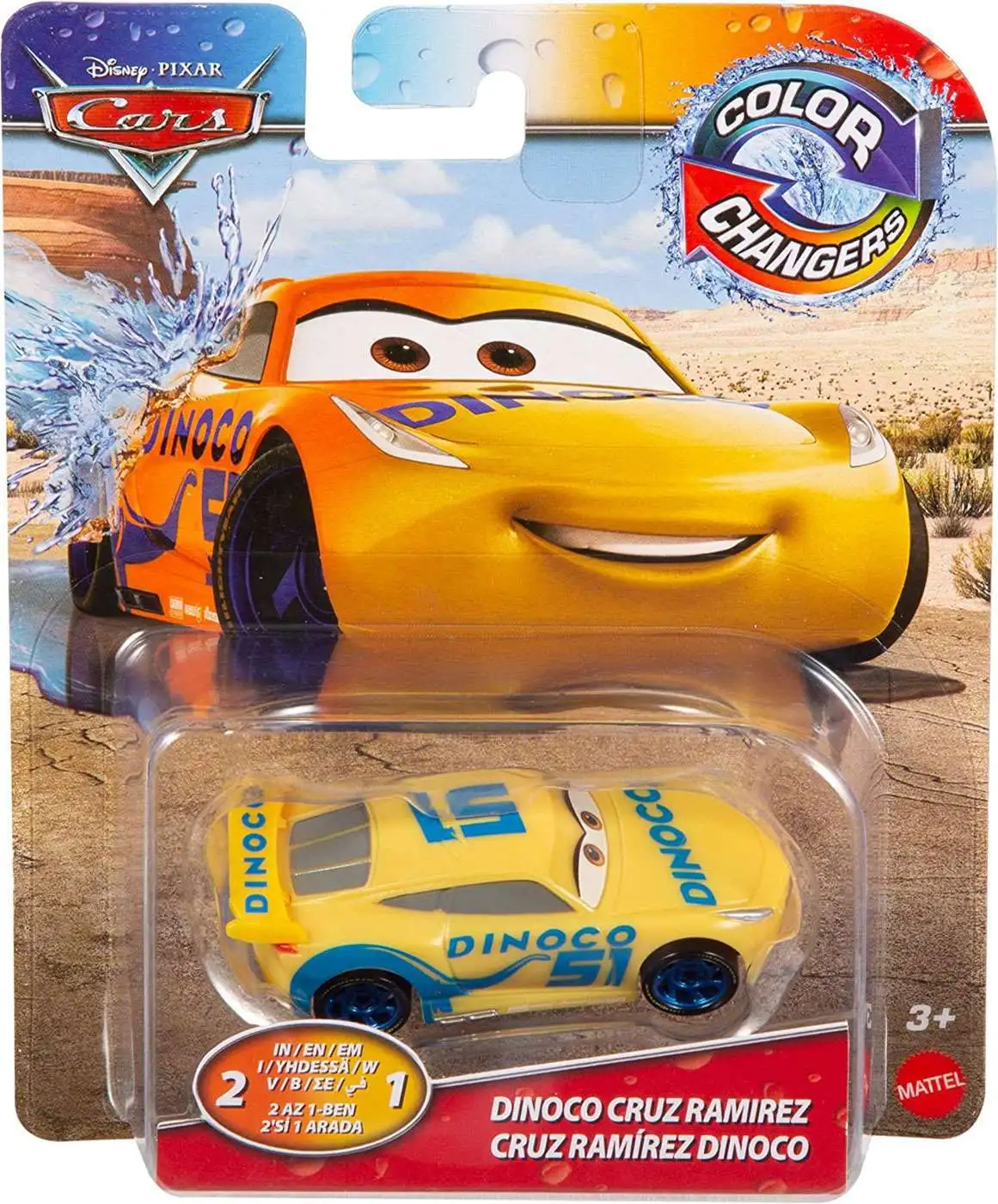 Disney Pixar Cars 2020 Color Changers Dinoco Cruz Ramirez 