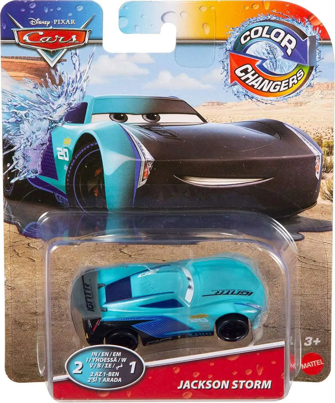 Disney / Pixar Cars Cars 3 Color Changers Jackson Storm Diecast Car
