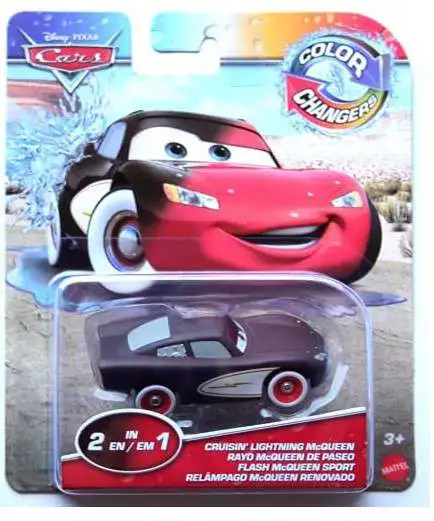 DISNEY PIXAR CARS COLOR CHANGERS LIGHTNING MCQUEEN FLASH MCQUEEN DAMAGED  PACKAGE