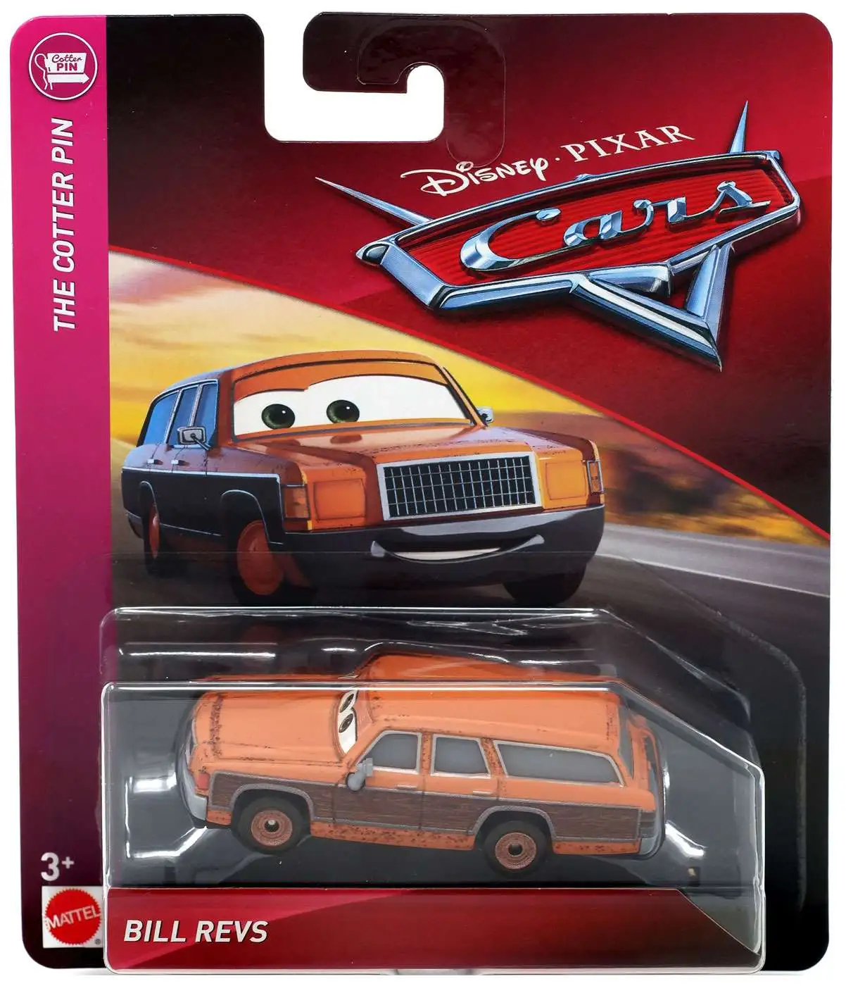 Disney Pixar Cars Cars 3 The Cotter Pin Bill Revs 155 Diecast Car ...