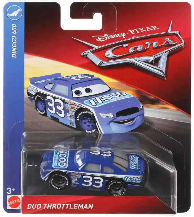Disney / Pixar Cars Cars 3 Dinoco 400 Dud Throttleman Diecast Car