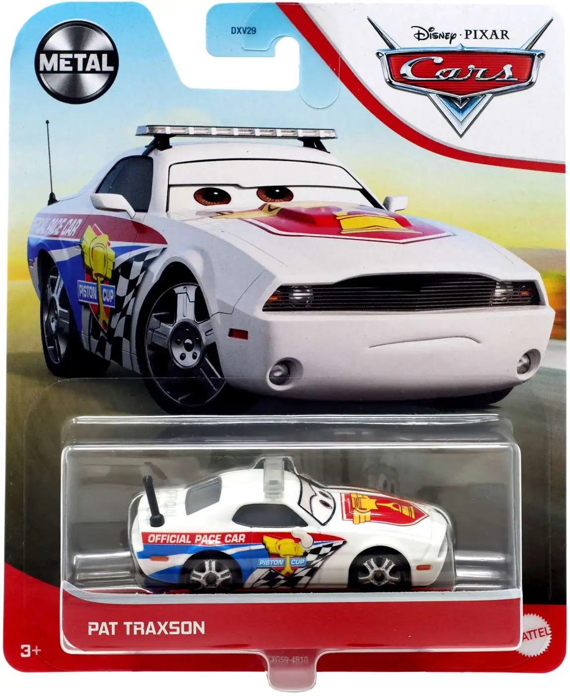 PAT TRAXSON CARS 3 Mattel Disney Pixar 