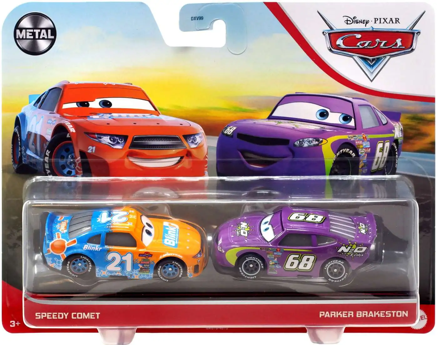 Disney Pixar Cars Cars 3 Metal Speedy Comet Parker Brakeston 155