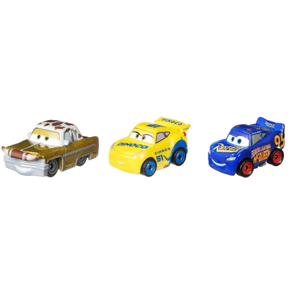 Mini Racers Dinoco Wrap Lightning McQueen, Pixar Cars Die-casts Wiki