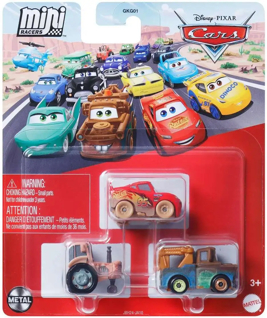 Disney Pixar Cars Die Cast Metal Mini Racers Tractor, Muddy