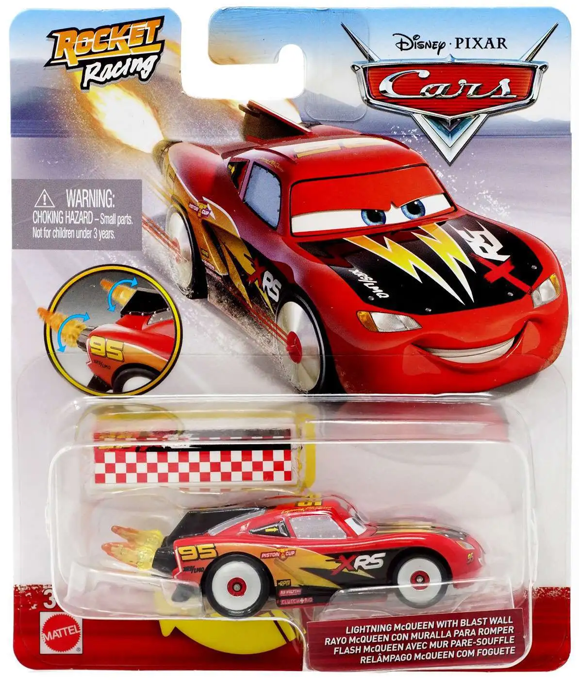 Disney Pixar Cars Cars 3 Rocket Racing Lightning McQueen with