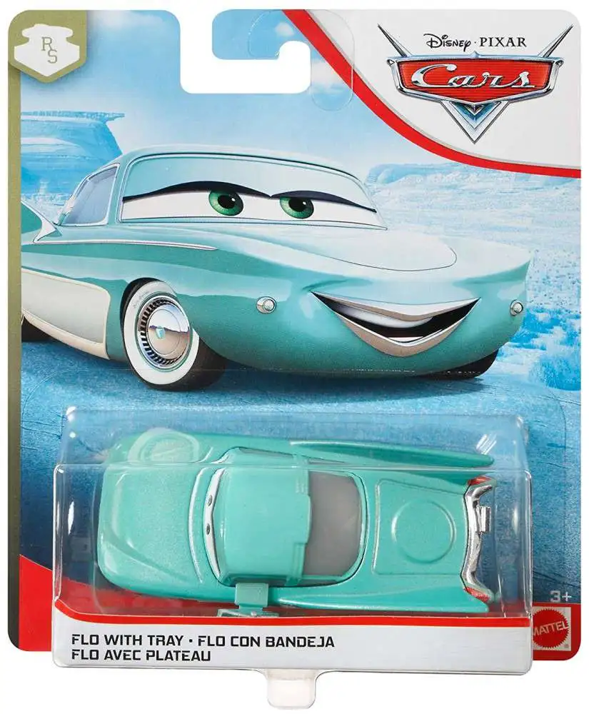 Disney Pixar Cars Radiator Springs with ToyWiz Diecast Car Toys 155 - Flo Mattel Tray