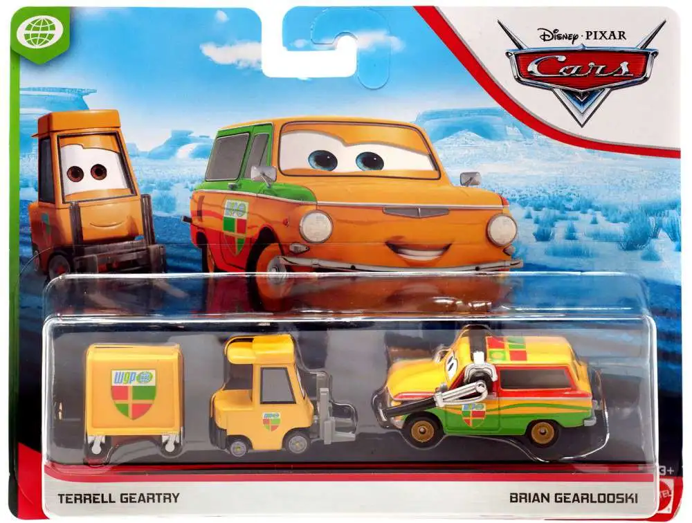 Disney / Pixar Cars Cars 3 WGP Terrell Geartry & Brian Gearlooski Diecast 2-Pack