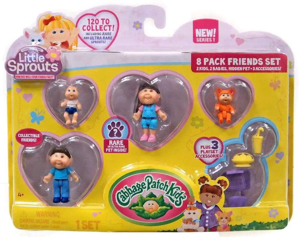 Cabbage Patch Kids Little Sprouts Brook Jade Mini Figure 8-Pack [Damaged Package]