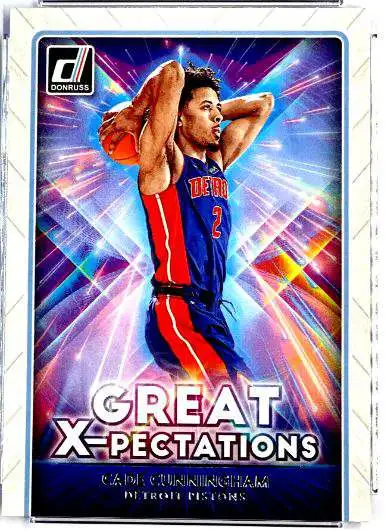 NBA 2021 Donruss Basketball Rookie Cade Cunningham #21 [Great X-pectations]