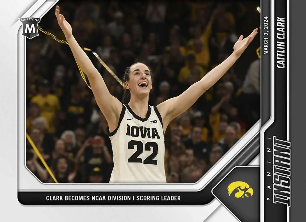 Panini Iowa Hawkeyes 2023-24 Instant Milestone Basketball Single Card ...