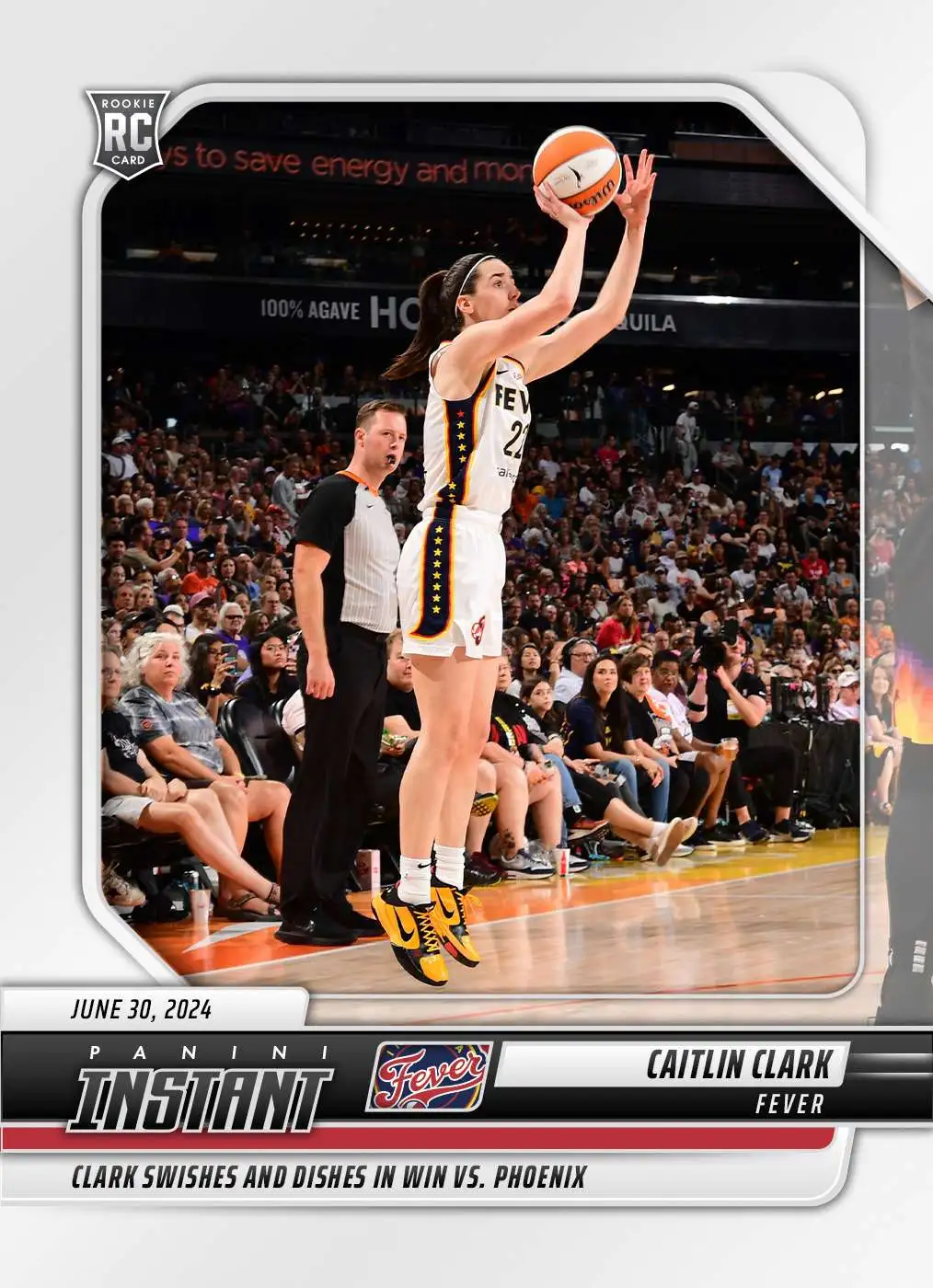 WNBA Indiana Fever 2024 Instant Basketball Caitlin Clark #103 [Rookie]