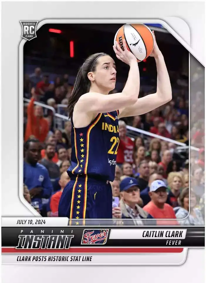 WNBA Indiana Fever 2024 Instant Basketball Caitlin Clark #144 [Rookie, Posts Historic Stat Line]