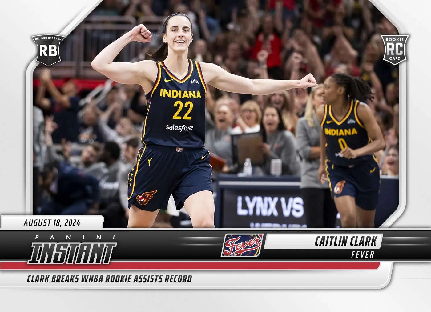 WNBA Indiana Fever 2024 Instant Basketball Caitlin Clark #171 [Rookie, Breaks Assists Record]