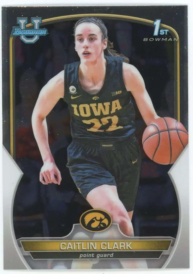 WNBA 2023 Bowman Chrome University Caitlin Clark #50 [1st Bowman]